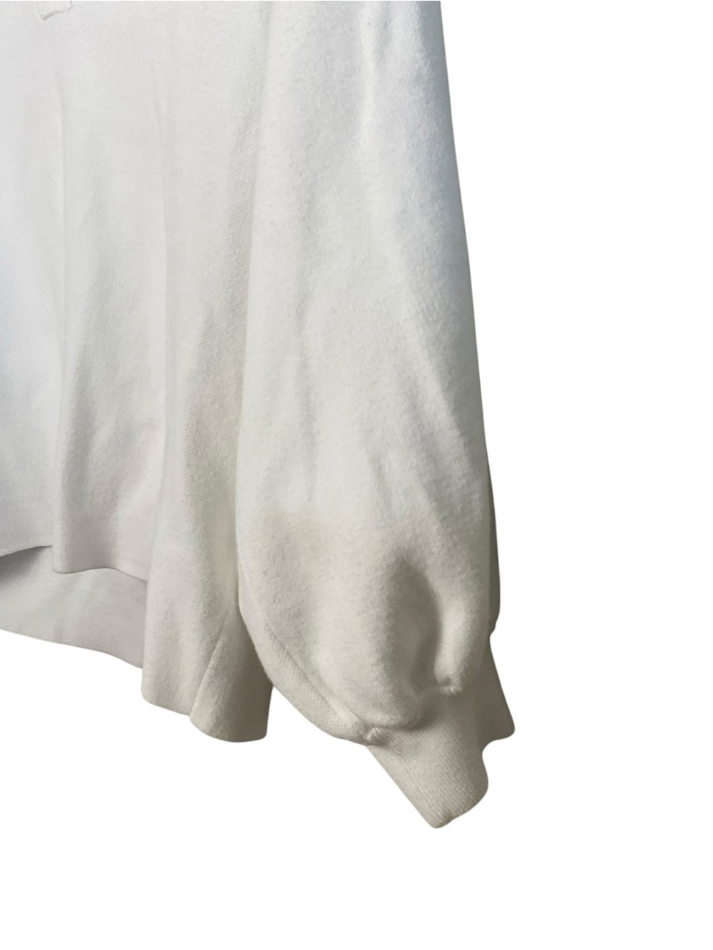 Emily McCarthy Elegant White V-Neck Women's Sweater - Picture 3 of 7